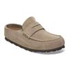 Birkenstock Naples Wrapped Suede Clog - Taupe